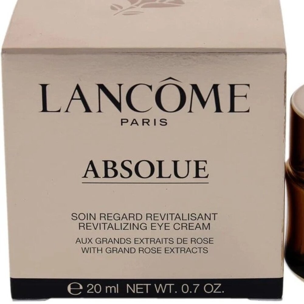 Lancôme Absolue Revitalizing Eye Cream 20ml – Luxury Anti-Aging Treatment, NIB - Picture 3 of 4